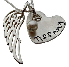 Load image into Gallery viewer, Personalized Angel in Heaven Necklace
