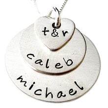 Load image into Gallery viewer, Stacked Personalized Family Necklace
