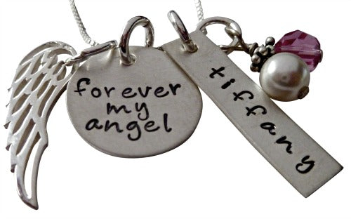 Personalized Forever My Angel Necklace