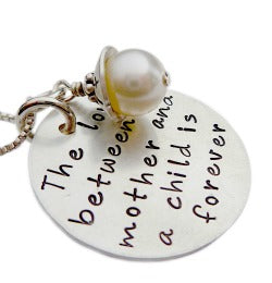 Personalized Love between a Mother and a Child Necklace