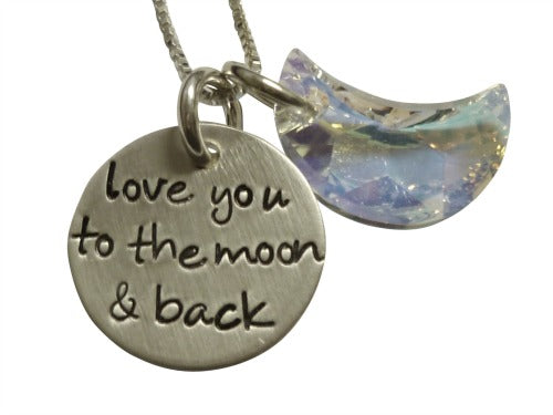 To the Moon & Back Necklace – Moonglow Jewelry