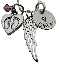 Load image into Gallery viewer, Personalized My Angel Baby Necklace
