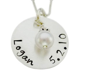 Personalized Name and Date Necklace