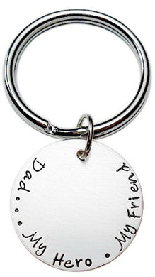 Personalized Single Disc Keychain