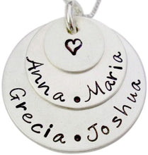 Load image into Gallery viewer, Personalized Stacked Family Necklace
