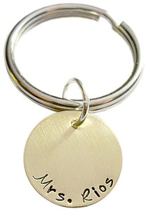 Personalized Teacher Keychain