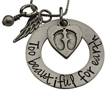 Load image into Gallery viewer, Personalized Too Beautiful for Earth Necklace
